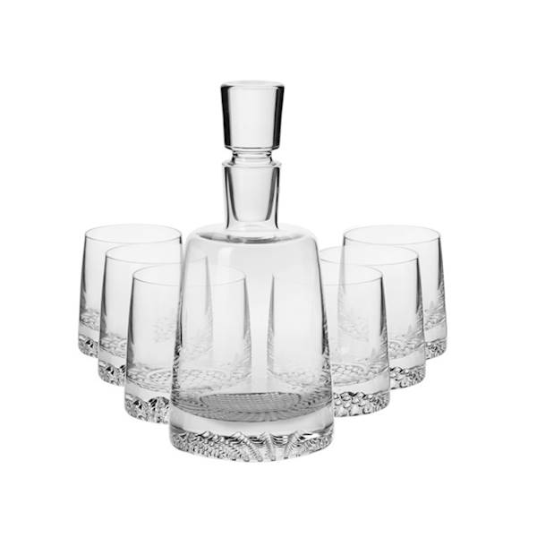 KROSNO FJORD KPL. 7EL. KARAFKA 950ml+6 SZKL. 300ml