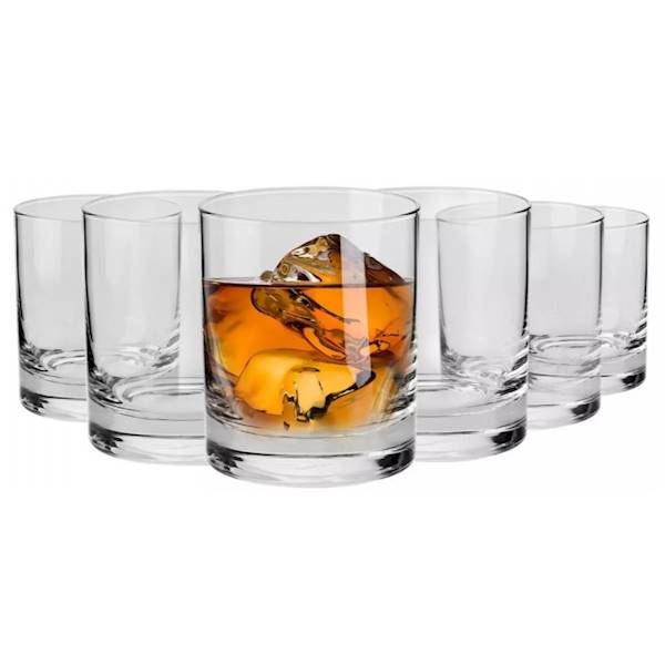 KROSNO MIXOLOGY 6 SZKLANEK NISKICH DO WHISKY 300ML