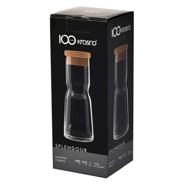 KROSNO SPLENDOUR KARAFKA Z KORKIEM 1000ml