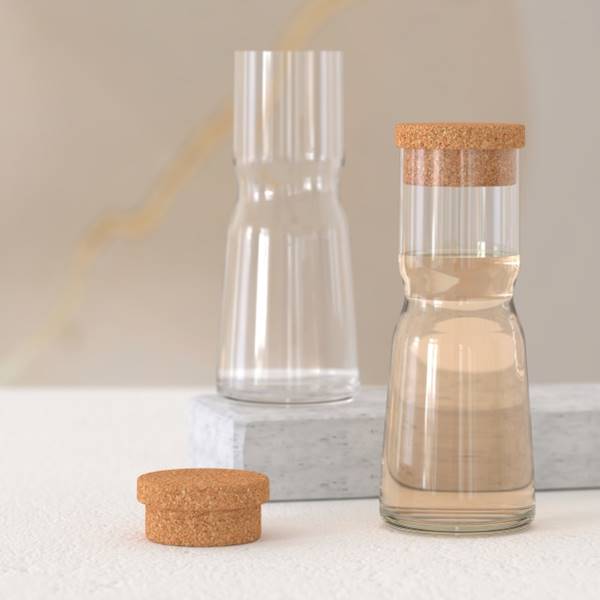 KROSNO SPLENDOUR KARAFKA Z KORKIEM 1000ml