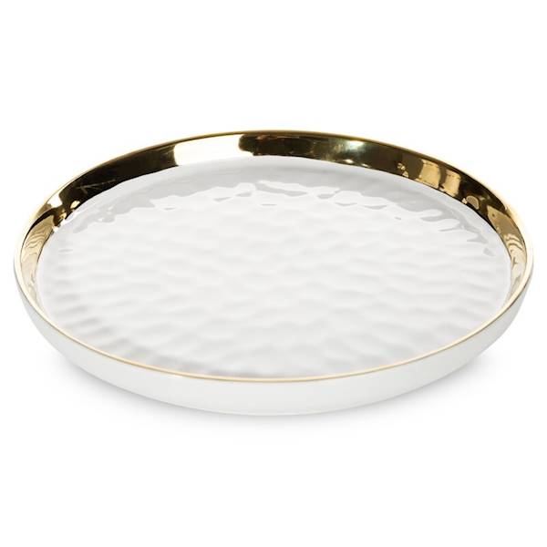 EU.PATERA ETNA/1/PAT/01 26x26x3 453747 BIAŁO/ZŁOTA