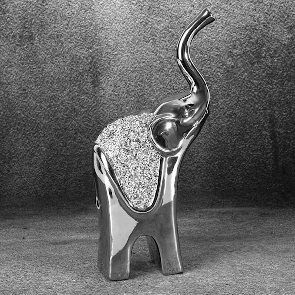 EU.FIGURKA PALMERA/FIG/02 17x9x34cm 432279 SREBRNA