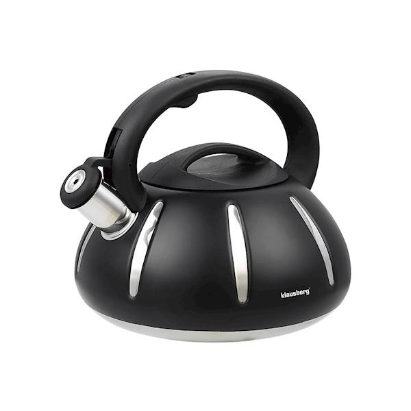 KLAUSBERG CZAJNIK 3,0L KB7548 CZARNY+CHROM