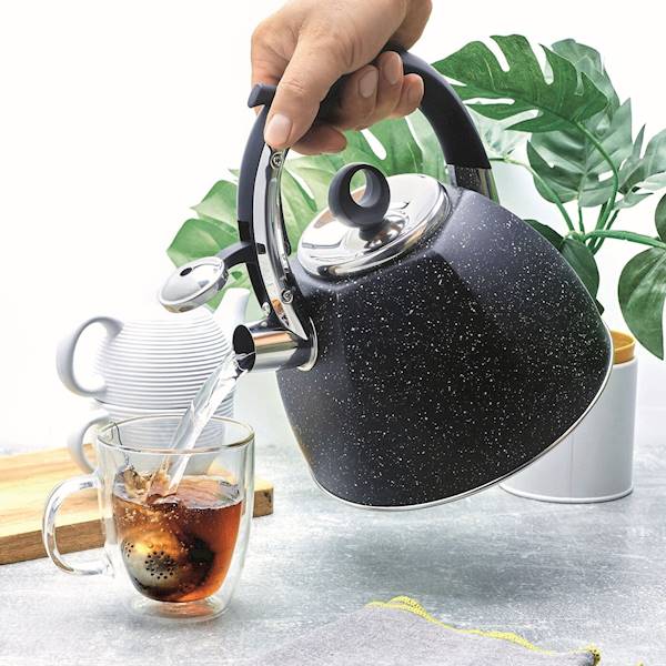 TA.KONIG.CZAJNIK ARDEN 2,7L NAKRAPIANY CZARNY 