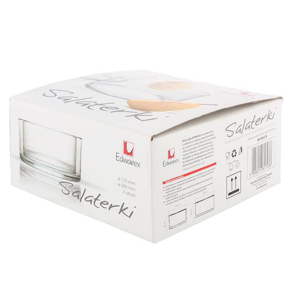 EDWANEX KPL.2 SALATEREK PROSTYCH ŚR.17CM+ŚR.20CM 