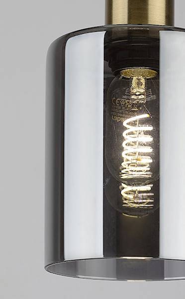 Lampa wisząca PEREZ 4xE27 LISTWA CZARNA 72247 Rabalux