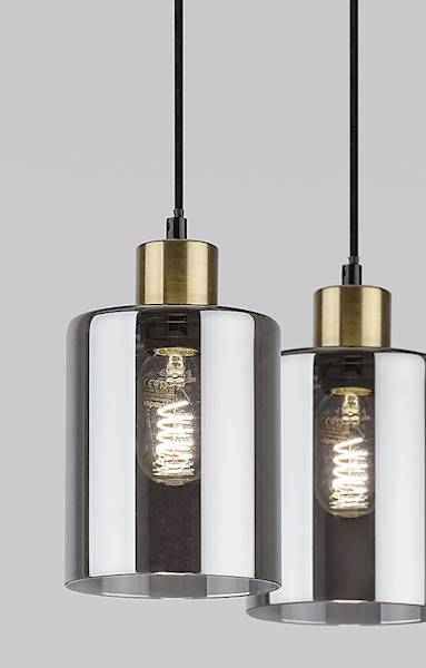 Lampa wisząca PEREZ 4xE27 LISTWA CZARNA 72247 Rabalux
