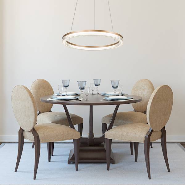 LP.MIDWAY CRISTAL RING 60cm 40W LP-033/1P S GD ZŁ
