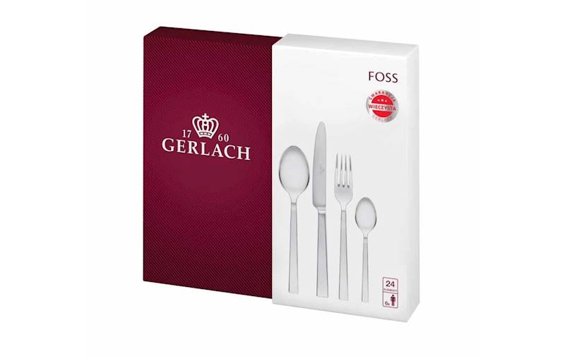 GERLACH FOSS 54P KPL. 24 SZTUĆCY - PUDEŁKO