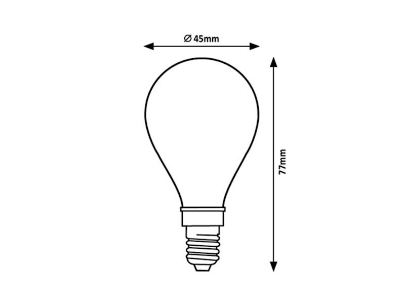 RAB.ŻAR.LED E14  4W 79049 500lm KULKA OZDOB.NEUTR.