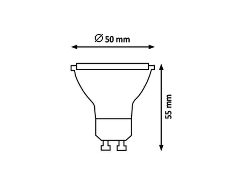 RAB.ŻAR.LED GU10 6W 79045 500lm 4000K NEUTRALNA