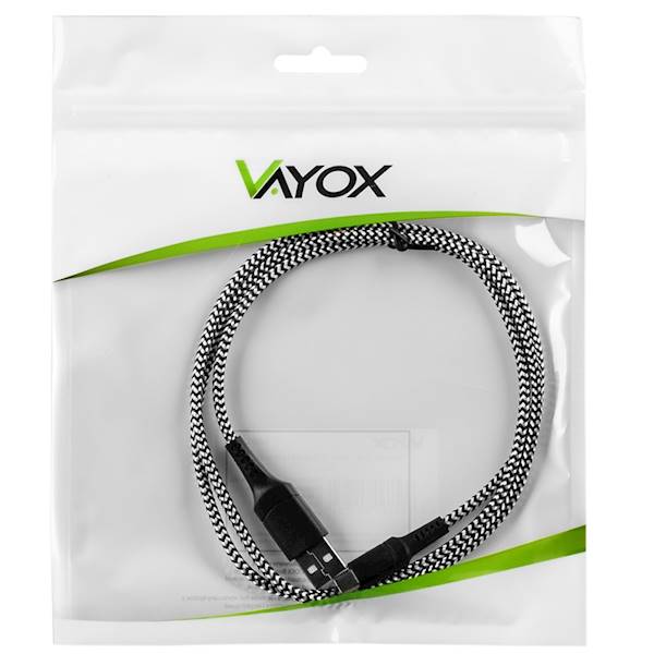 BX13781 PRZEWÓD USB-USB C 1M CZAR/BI VA0148 VAYOX 