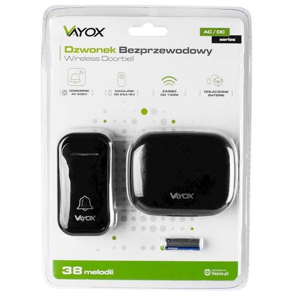 BX14682 DZWONEK BEZP.PRZYC.BAT.CZAR.VA0148 VAYOX 