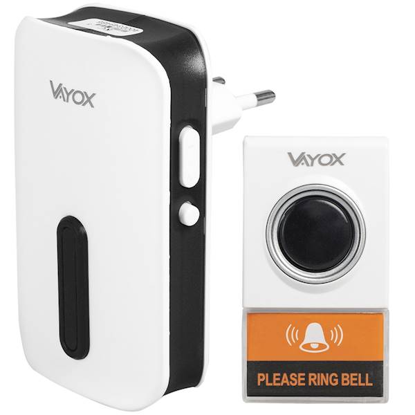 BX14191 DZWONEK BEZP.PRZYC.BAT.BIAŁY VA0268 VAYOX 