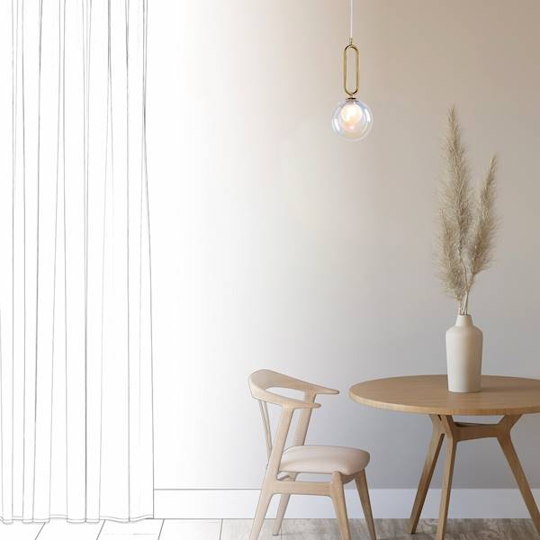 RAB.72303 ROSEHIP LAMPA WISZĄCA ZŁOTA 1xG9
