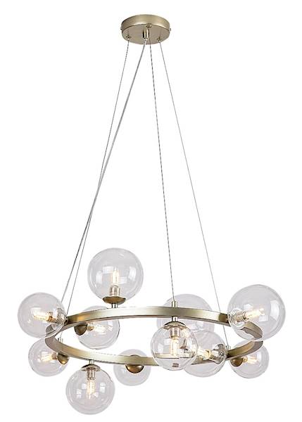 RAB.71300 ASLOV LAMPA WISZĄCA ZŁOTA 11xG9