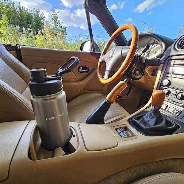 TA.STARKE BIDON TERMICZNY LUNGO 600ml SREBRNY