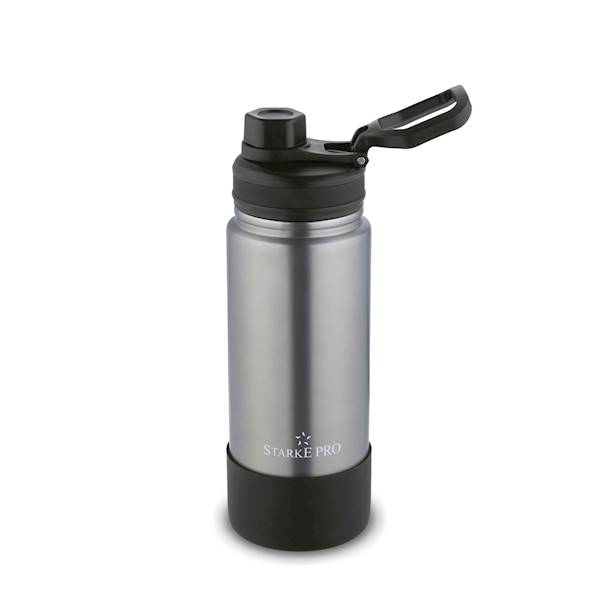 TA.STARKE BIDON TERMICZNY LUNGO 600ml SREBRNY