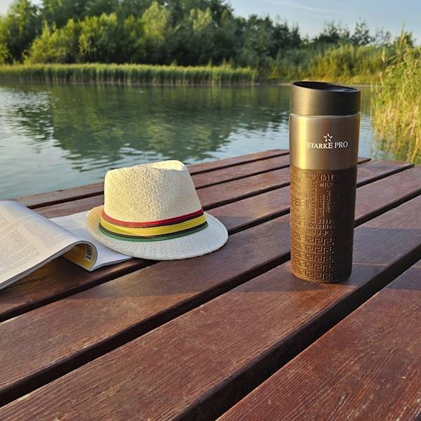 TA.STARKE KUBEK TERMICZNY MOCHA 350ML KARMELOWY