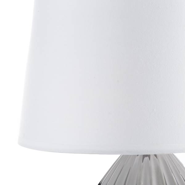 LAMPA NA KOMODĘ VENA 25x25x41cm +ABAŻUR 461288 Eurofirany