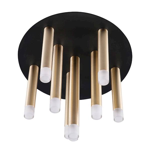 GOLDLUX GLAM LAMPA SUFIT.9xG9 326645 CZARNO-ZŁOTA