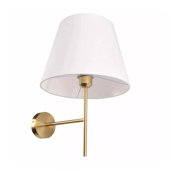 GOLDLUX ELENA KINKIET 1xE27 325495 ZŁOTY+BIAŁY KL.