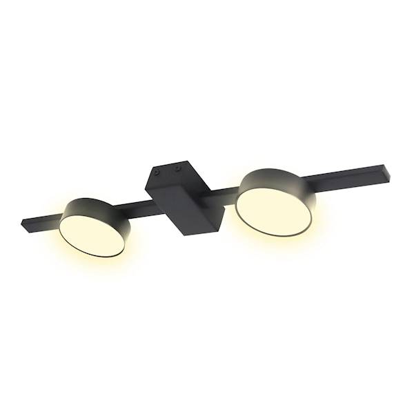 GOLDLUX JOY LAMPA ŚCIEN-SUF.2xGX53 326256 CZARNA 
