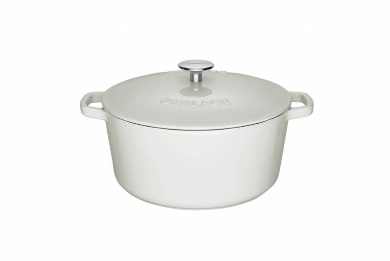 GERLACH NATUR IRON GARNEK ŻELIWNY 26CM 5L BIAŁY