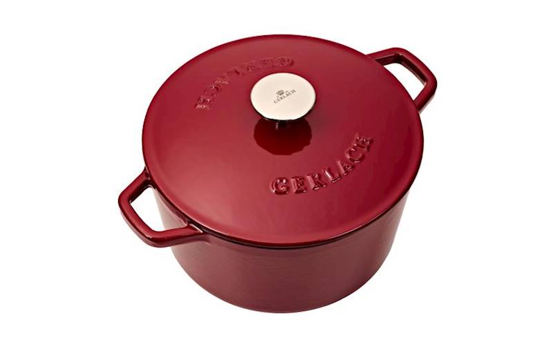 GERLACH NATUR IRON GARNEK ŻELIWNY 21CM 3L BORDOWY