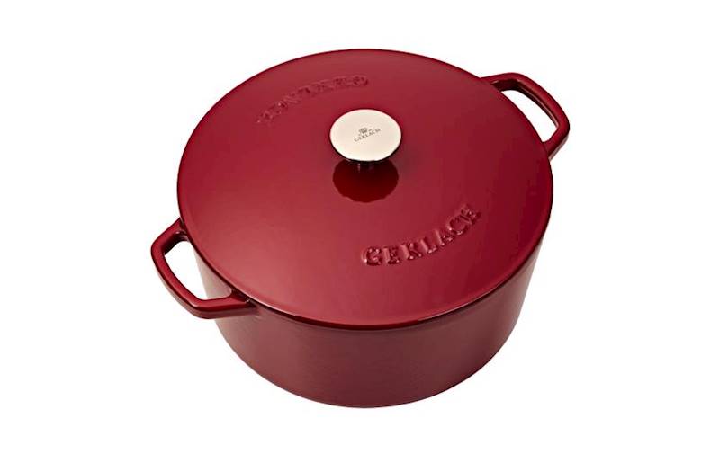 GERLACH NATUR IRON GARNEK ŻELIWNY 26CM 5L BORDOWY