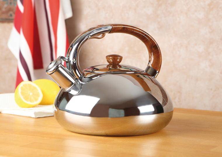 AMBITION CZAJNIK 2,5L RĄCZKA IMIT. DREWNA 37214