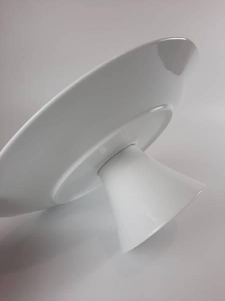 TORTOWNICA PATERA BASE BIAŁA NIEDEKOROWANA 27,5 x 10,5 cm BOGUCICE