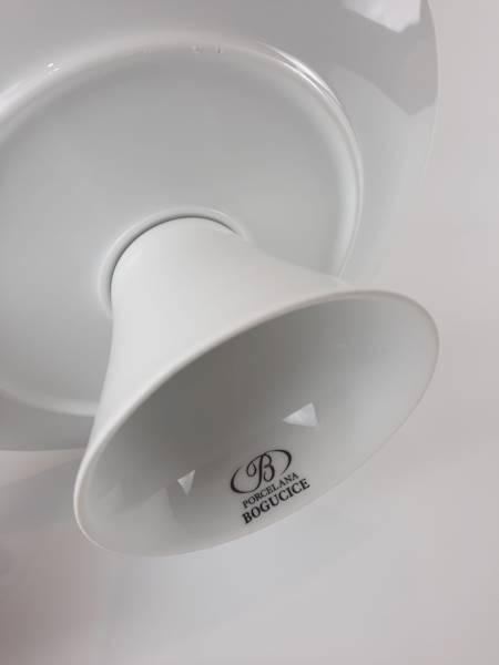 TORTOWNICA PATERA BASE BIAŁA NIEDEKOROWANA 27,5 x 10,5 cm BOGUCICE