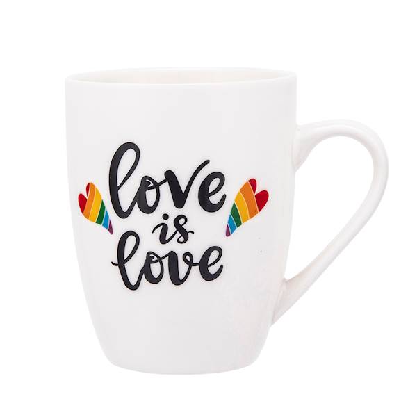 AM.LOVE IS LOVE KUBEK BARYŁKA NBC 340 ML BIAŁY