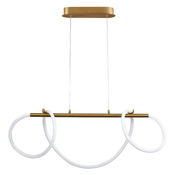 GOLDLUX EMMA LAMPA WISZ.LED 4000K 38W 327987 ZŁOTA