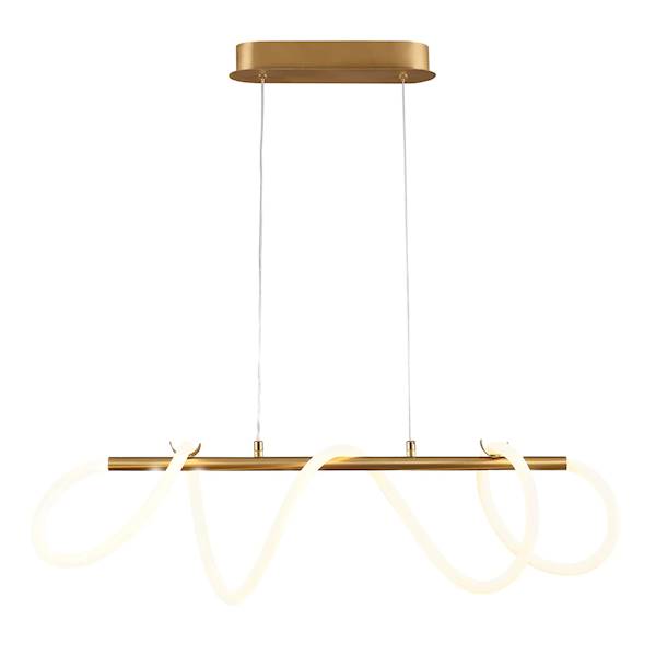 GOLDLUX EMMA LAMPA WISZ.LED 4000K 38W 327987 ZŁOTA