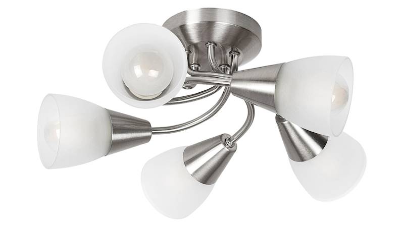 RAB.5691 LAMPA SUFITOWA CONOR 5xE14 INOX