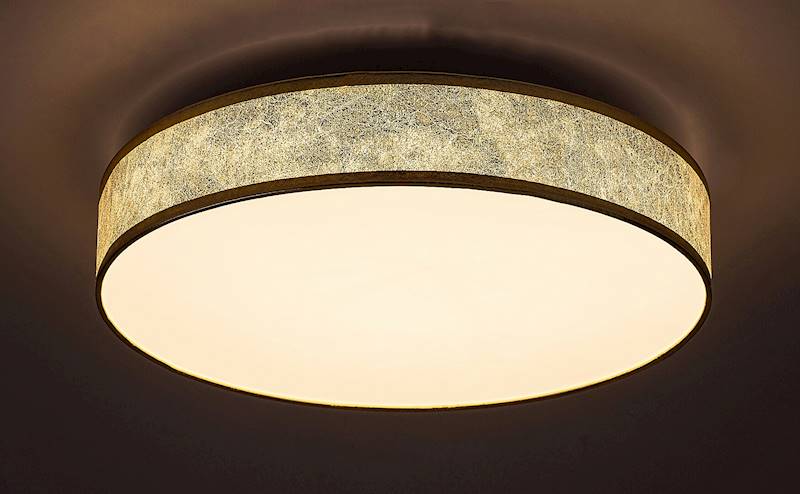 RAB.5683 PLAFON LED ARTEMIS 24W 3000K ABAŻUR ZŁ/BI