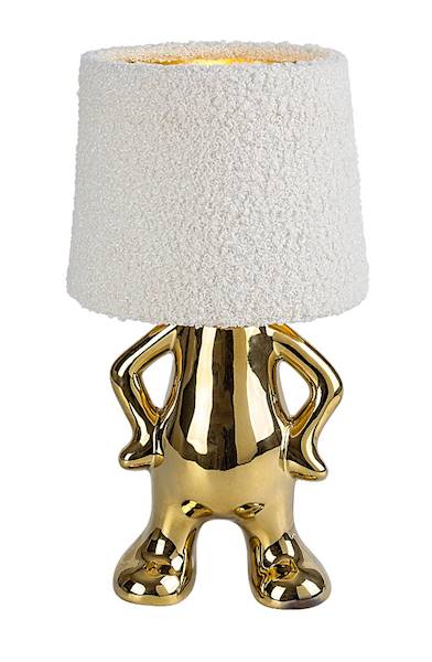 RAB.74215 LAMPKA NA KOMODĘ SMURFY 1xE14 ZŁOTA