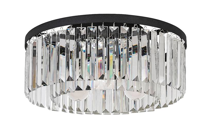 LAMPA SUFITOWA PLAFON ELOISA  3xE27 CZARNA 71093 RABALUX
