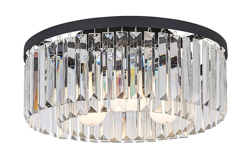 LAMPA SUFITOWA PLAFON ELOISA  3xE27 CZARNA 71093 RABALUX