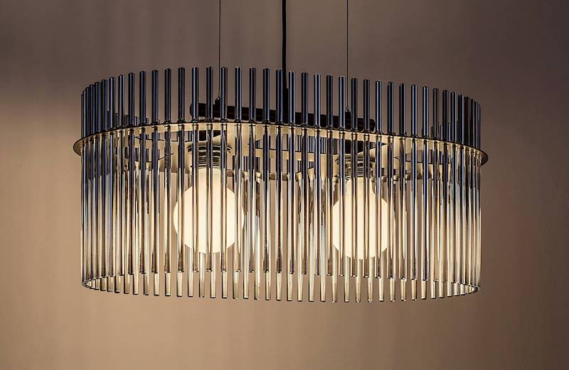 LAMPA WISZĄCA INESA 2xE27 SZKLANE RURKI 72262 RABALUX