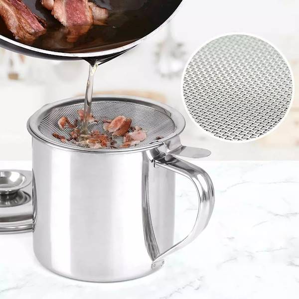 KINGHOFF GARNEK NA OLEJ+SITKO+POKRYWKA 1,2L KH1726