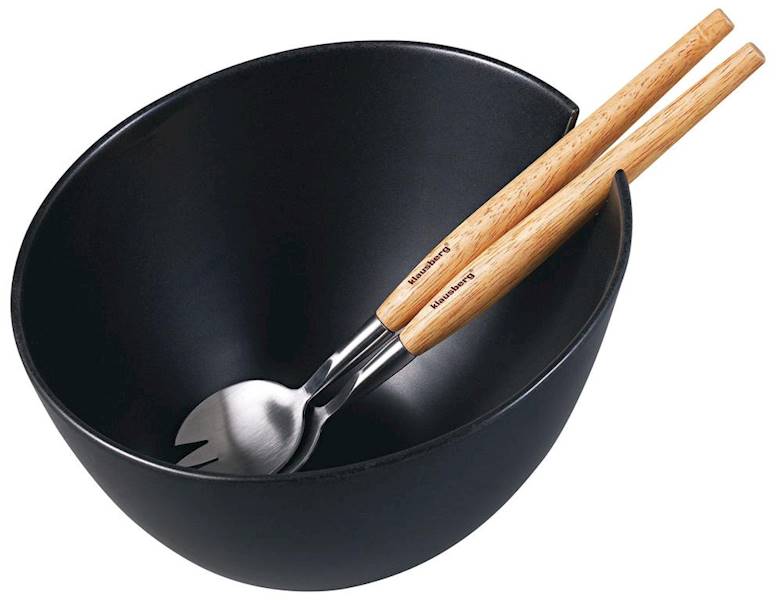 KLAUSBERG MISA Z DWOMA ŁYŻKAMI CZARNA KB7786