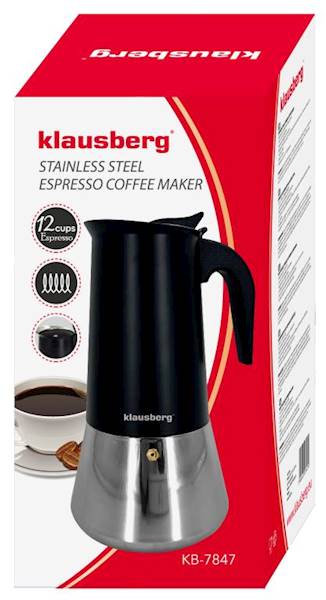 KLAUSBERG KAWIARKA DO ESPRESSO 12CZAR./CHR. KB7847