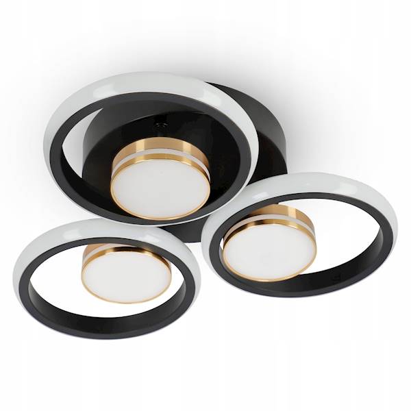 SMART PLAFON LED DG001/3+3 68W 3CCT 7251 CZAR/ZŁ.