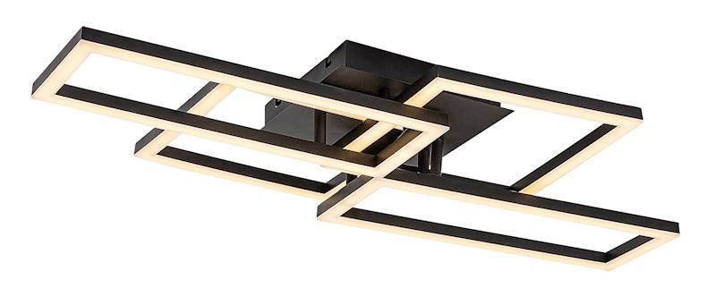 RAB.71389 DRUSUS PLAFON LED 40W+PILOT CZARNY