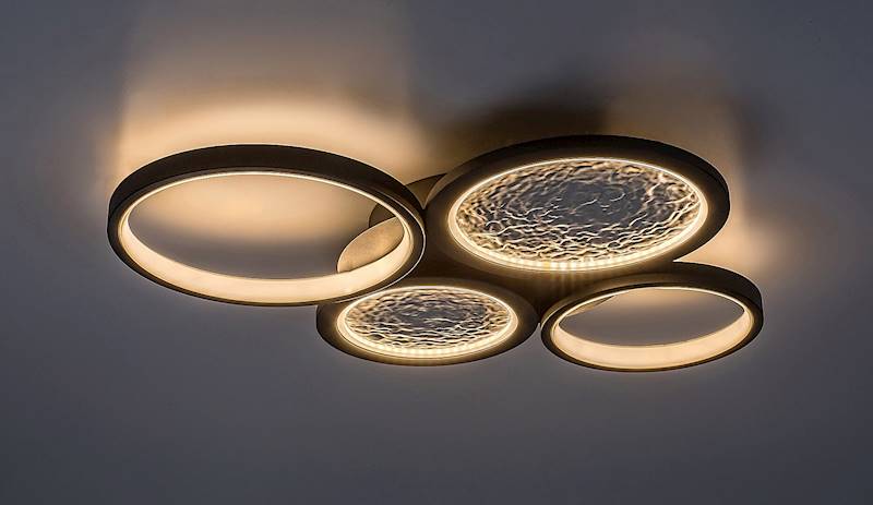 RAB.71378 ARANIS PLAFON LED 40W+PILOT CZARNY