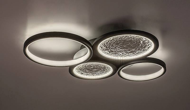 RAB.71378 ARANIS PLAFON LED 40W+PILOT CZARNY
