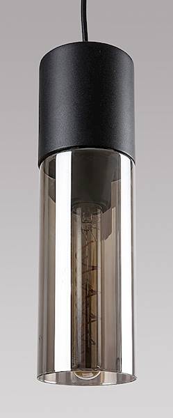 RAB.72051 RONNO LAMPA WISZ. Z KLOSZEM 1xE27 CZARNA